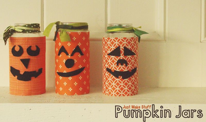 Just Make Stuff Blog...Pumpkin Jars